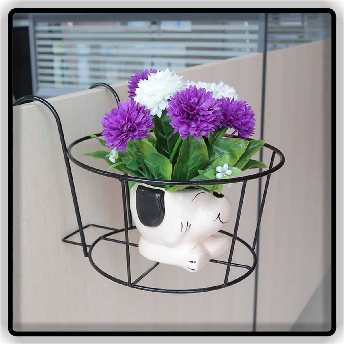 Iron Flower Pot Holder & Plant Stand for Indoor Outdoor Home Garden Balcony | Kohenoor Decor