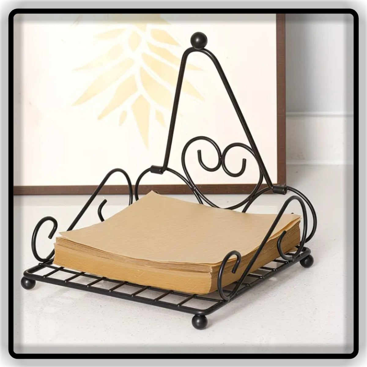 New Design Napkin Holder Black