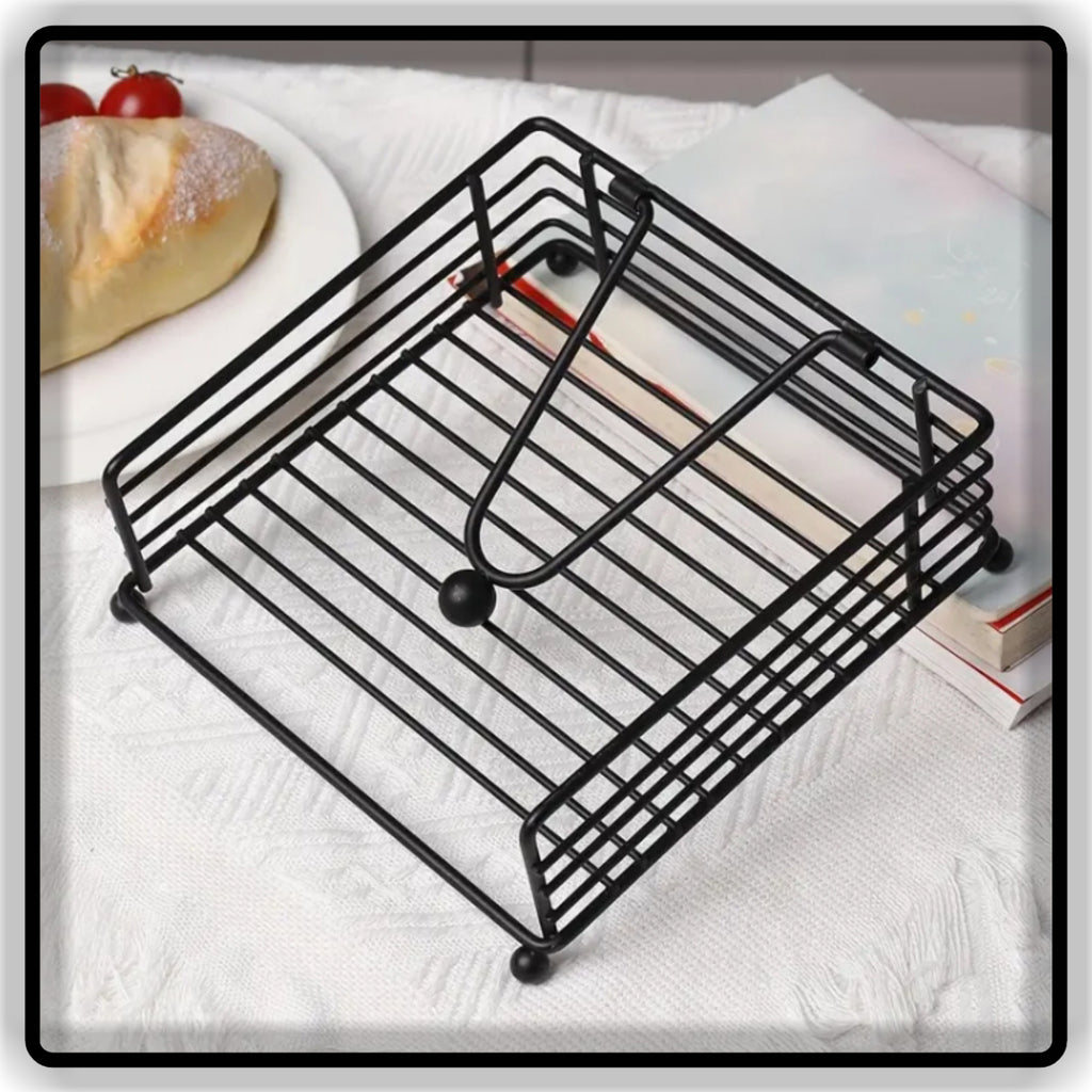 Metal Table Tissue Holder & Napkin Stand for Home, Dining Table & Office
