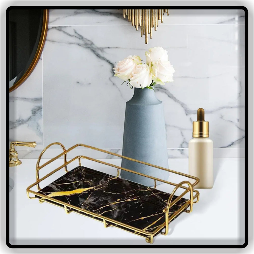 Luxury Rectangular Makeup Organizer & Perfume Tray
