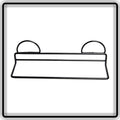 Wall Mounted Iron Shoe Rack