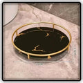 Round Shape 1 and 2-Tier Storage Vanity Tray for Bathroom & Dressing Table Organizer