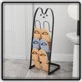 3-Tier Shoe Organizer Black, Gold and White