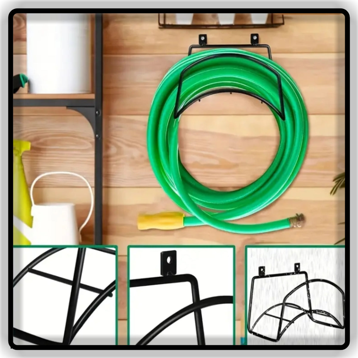Metal Water Pipe Holder Stand for Garden Hose