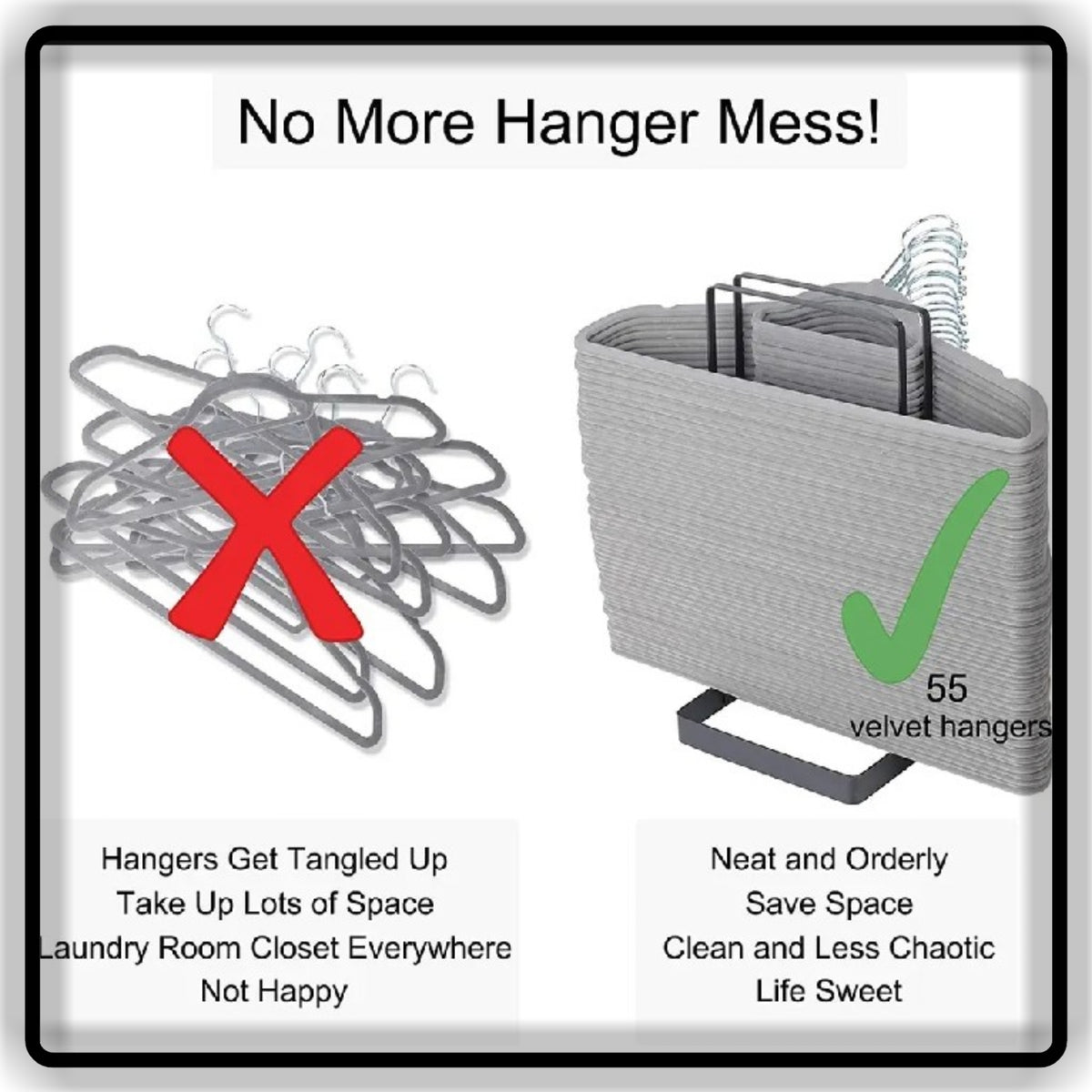 Iron Hanger Stand – Metal Clothes Hanger Organizer & Display Rack