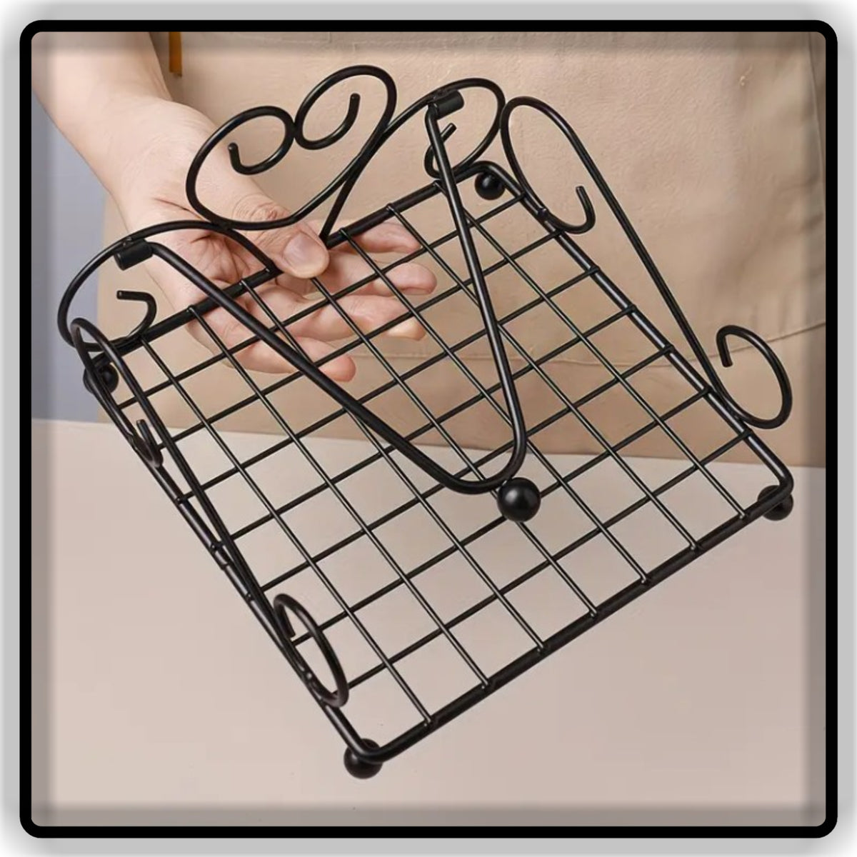 New Design Napkin Holder Black