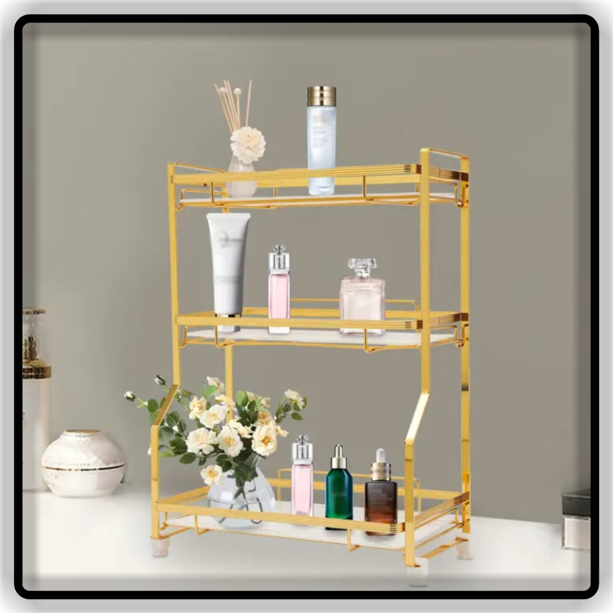 Luxury Multi-Tier Makeup & Perfume Organizer Stand