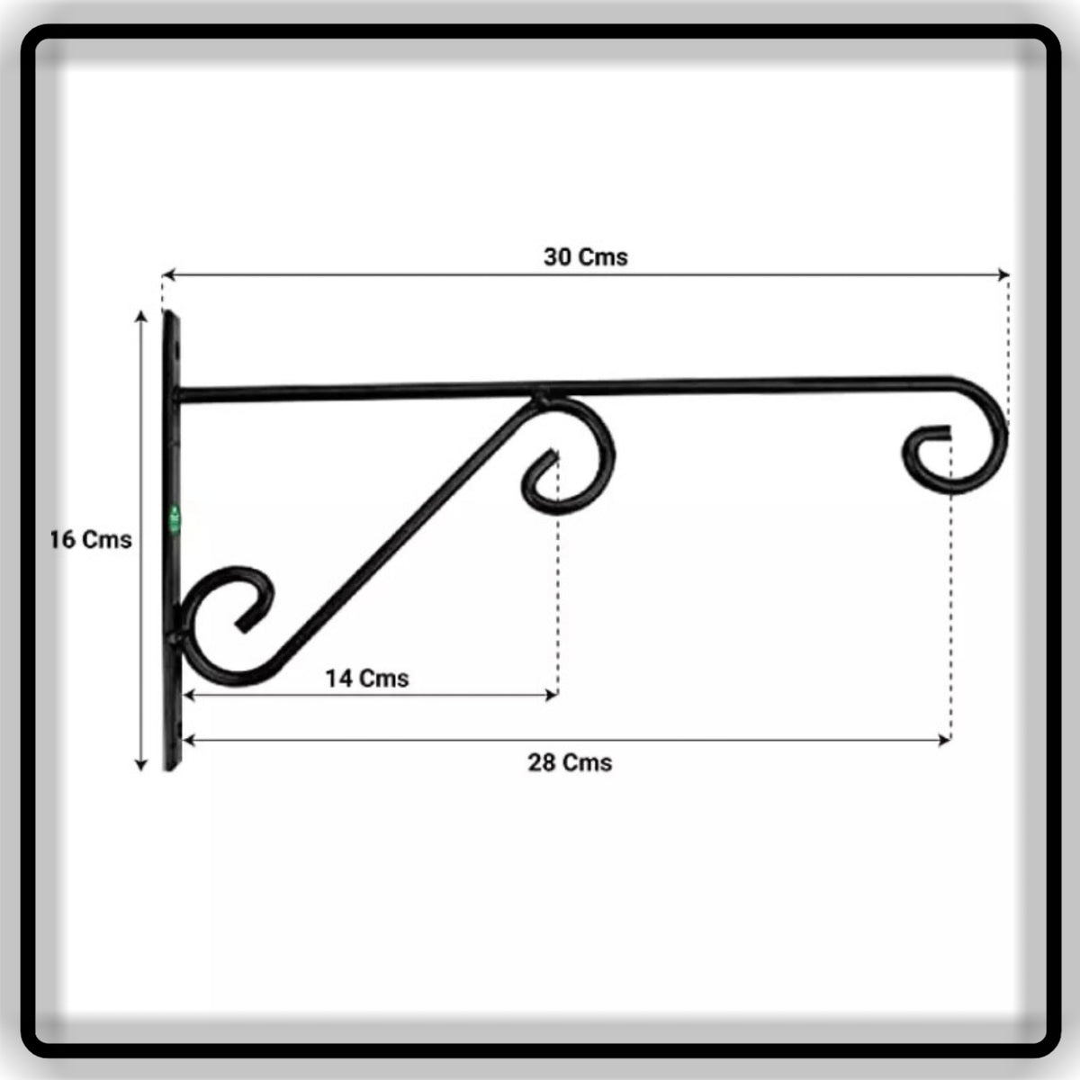 Heavy Duty Iron Wall Mounted Hanging Plant Bracket