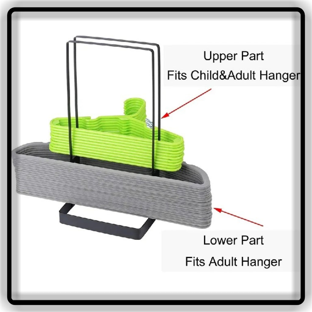 Iron Hanger Stand – Metal Clothes Hanger Organizer & Display Rack
