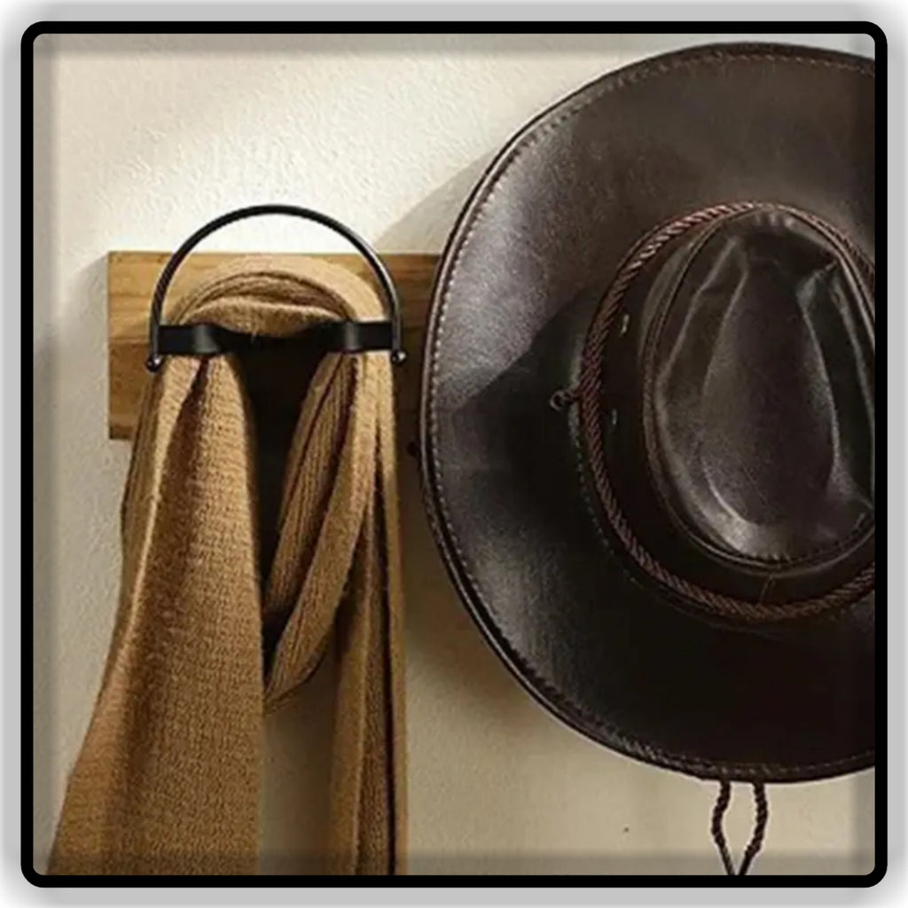 Helmet Hat & Clothes Wall Hooks | Heavy Duty Metal Wall Mounted Hanger Hooks