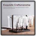 Black Metal Cup & Glass Holder Stand