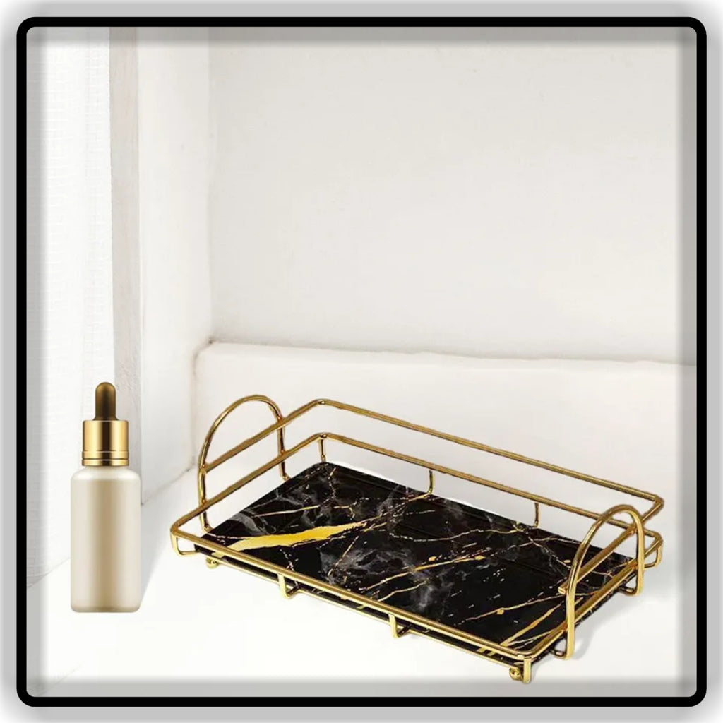Luxury Rectangular Makeup Organizer & Perfume Tray